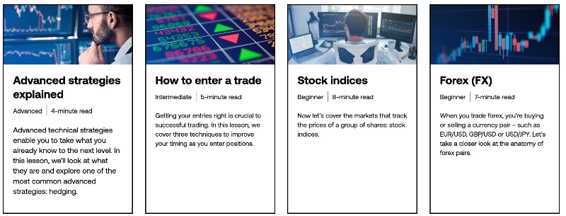 Trading lessons at City Index