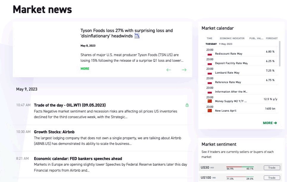 Market News at XTB